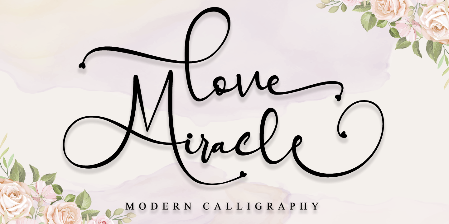 Шрифт Love Miracle